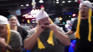 Phoebe Blue's Public Tease - Blowjob & Hand Job With Facial