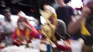 Phoebe Blue's Public Tease - Blowjob & Hand Job With Facial