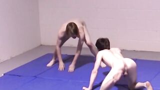Twink Threesome - Three Hot Guys Sparring And Fucking Hard