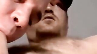 Mature Gay Man Sucks Off Hairy Dude And Leaves Him Satisfied