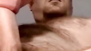 Mature Gay Man Sucks Off Hairy Dude And Leaves Him Satisfied