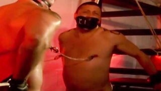 Big Dick Domination - BDSM Bondage Slut Submissive Fucked Hard By Two Hunks