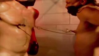 Big Dick Domination - BDSM Bondage Slut Submissive Fucked Hard By Two Hunks