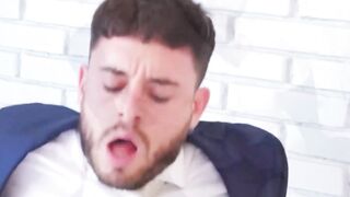 Beardsmen Business Anal-Play with Hunk Manual Reyes