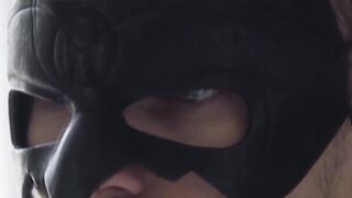 Mystery Hunk Unmasked In Solo Mastubration Session" or "Masked Muscle Guy Jerks Off For You
