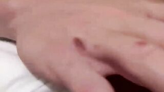 Bald Guy Strokes His Fat Dick In Underwears - Hot Masturbation Action