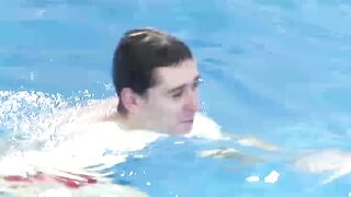 Twinks Bare Ass Pool Party - Raw Fucking Action