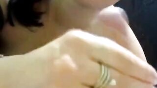 Amateur Blonde Babe Gives Hand Job And Swallows Small Dick In POV Style