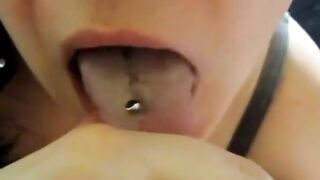 Amateur Blonde Babe Gives Hand Job And Swallows Small Dick In POV Style