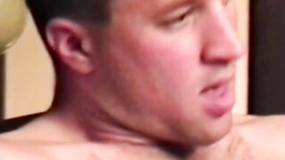 Hairiest Guy Ever - Unshaven Bear Jerking Off In His Own Home