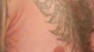 Men's Room Shower Jerk-Off Session with Big Load