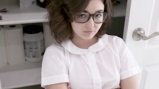 Nerd Girl Gets A Hardcore Pounding From Huge Dick In College Dorm