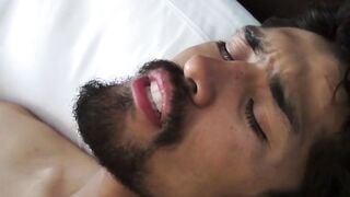 Emotional Amateur Anal Play Session With Glass Dildo And Stroked Dick