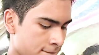 Throated #132 - Hot Twink's Raw Bareback Foursome with Facial Finish