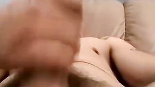 Anal Creampied Blonde Babe with Big Dick in Rough Anal Sex