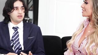 Desirable Stepmoms Teach Their StepSon A Lesson In Pleasure