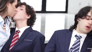 Desirable Stepmoms Teach Their StepSon A Lesson In Pleasure