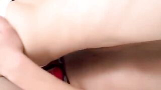 Twink Tease & Passionate Fucking - Hot Couple Fucks Hard In Bed