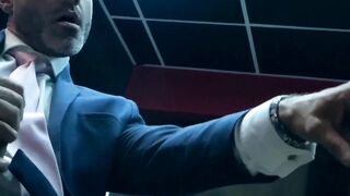 Elevated Anal Encounters - Handsome Stud Fucks His Hot Boss In A Blue Suit
