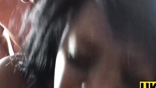 UK Sub Slut Passionate Anal Threesome with Big Boobs MILF