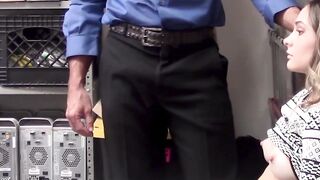 Thieving Teen Gets Her Sweet Panties lost And Filled With Semen