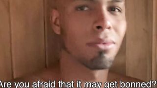 Ink-Splattered Jocks - First Time Dick Ride & Facial