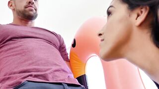 Teenage Sweetheart - Big Dick Pounding Her Petite Body