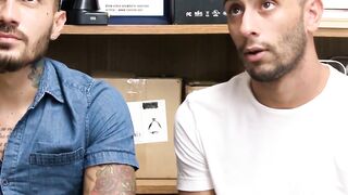 Thugs Pounding Jock Ass In Back Room - Security Cam Footage