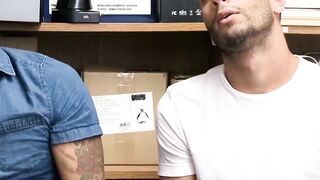 Thugs Pounding Jock Ass In Back Room - Security Cam Footage