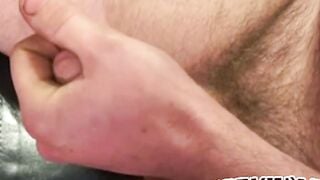 Amateur Hunk's Solo Jack Off Session - Close-Up View