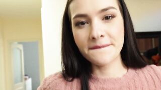 Nerdy Girl's Boyfriend Gets A Surprise Blowjob From Her Step-Dad While She Plays Video Games