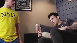 Next Door Breed's Ass-Bred Twink Pounded Hard By Daddy Bear