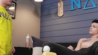Next Door Breed's Ass-Bred Twink Pounded Hard By Daddy Bear