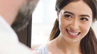 MILF Hunter - Older Guy Fucks barely legal Brunette Cutie