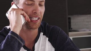 PetiteMorganLee" - Neighbor Girl Next Door Gets A Surprise Fuck Over Kitchen Stool!