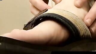 Hairy Jocks Foot Fetish - Solo Masturbation & Big Dick
