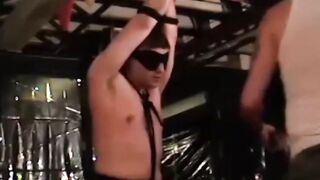 Bound Guy Dominated By Dominatrix With Paddle And Strap-On - BDSM Roleplay