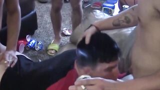 Hot & Juicy - Anal Threesome with Football Stars