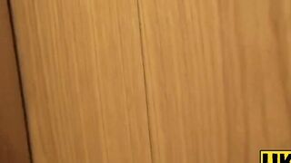 UK Sub Slut Passionate Anal Threesome with Double Facial