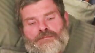 Beard-Man's Hot Load - Huge Facial & Close Up View