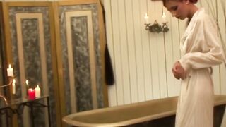 PetiteDoll" - Rough Spanked And Fucked By Stepbrother After Bath Time For Sex Ed Lesson