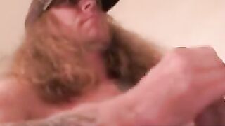 MATURE COCK RING MASTURBATION POV SEXY GUY WITH INKED BODY
