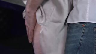 Petite Cuties - Teenage Redhead Gives Footjob And Gets Facial