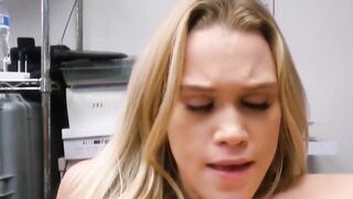 Blondes Get Punishment Too #3 (Chloe Rose) - Shoplifter Fingering & Spankings