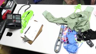 Blondes Get Punishment Too #3 (Chloe Rose) - Shoplifter Fingering & Spankings