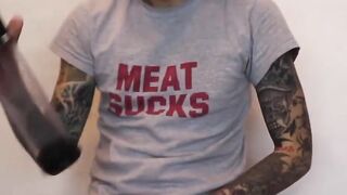 Alternative Guy's Intense Solo Stroker Session