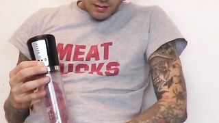 Alternative Guy's Intense Solo Stroker Session