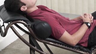 Beard-Stroking Teen Fucked Hard From Behind By Older Man
