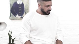 Beard-Stroking Teen Fucked Hard From Behind By Older Man