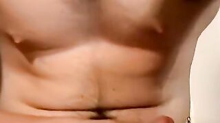 White Dude Shaving His Balls For Buddy's Oral Pleasure